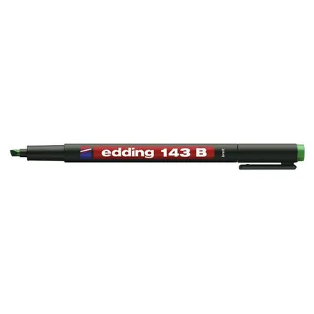 edding 143 Folienschreiber für OHP, B, grün , permanent, 1-3mm
