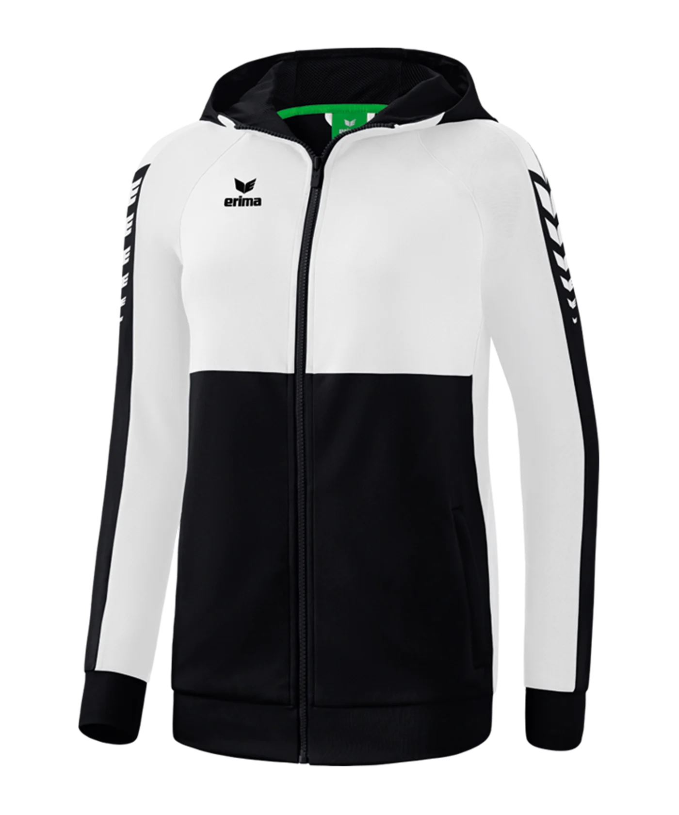 Erima Six Wings Kapuzenjacke Damen Schwarz