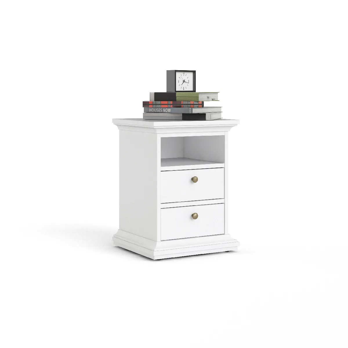 Alter Table de chevet blanche