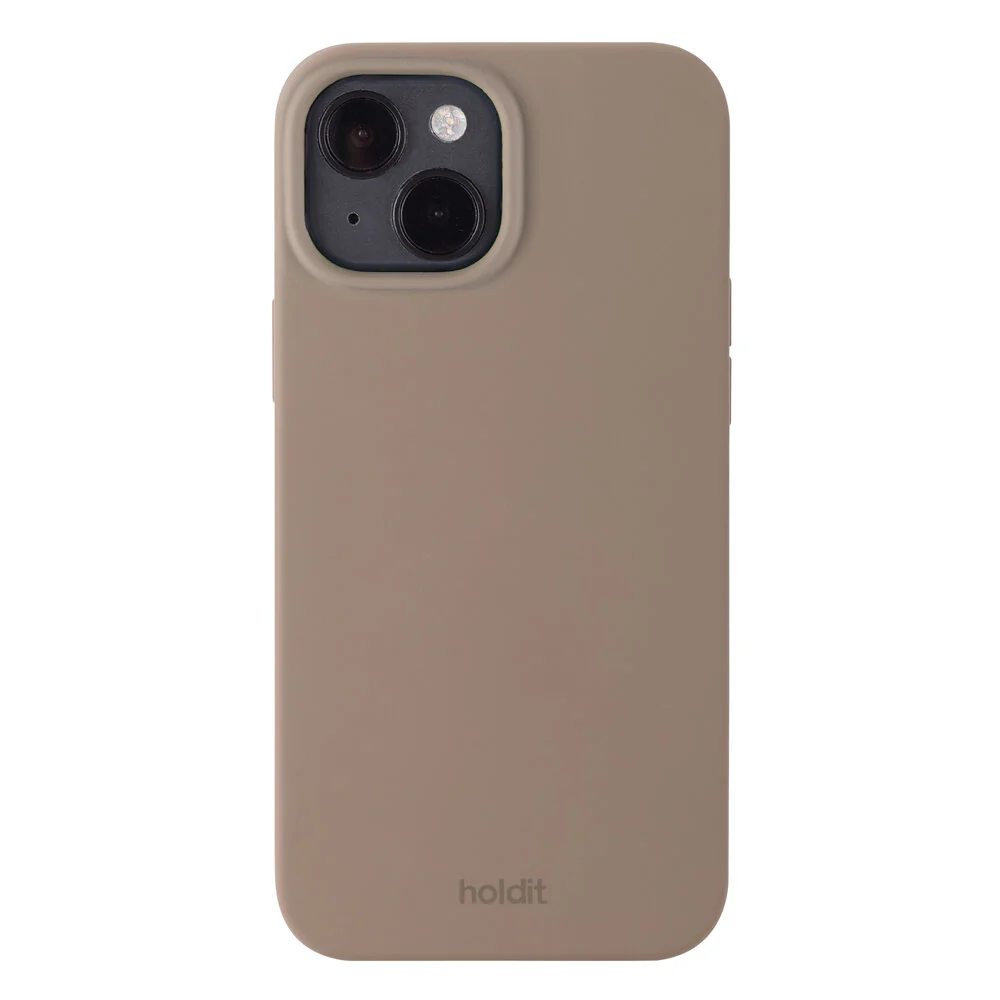 Holdit  iPhone 14/13 Silicone cover - Mocha Brown