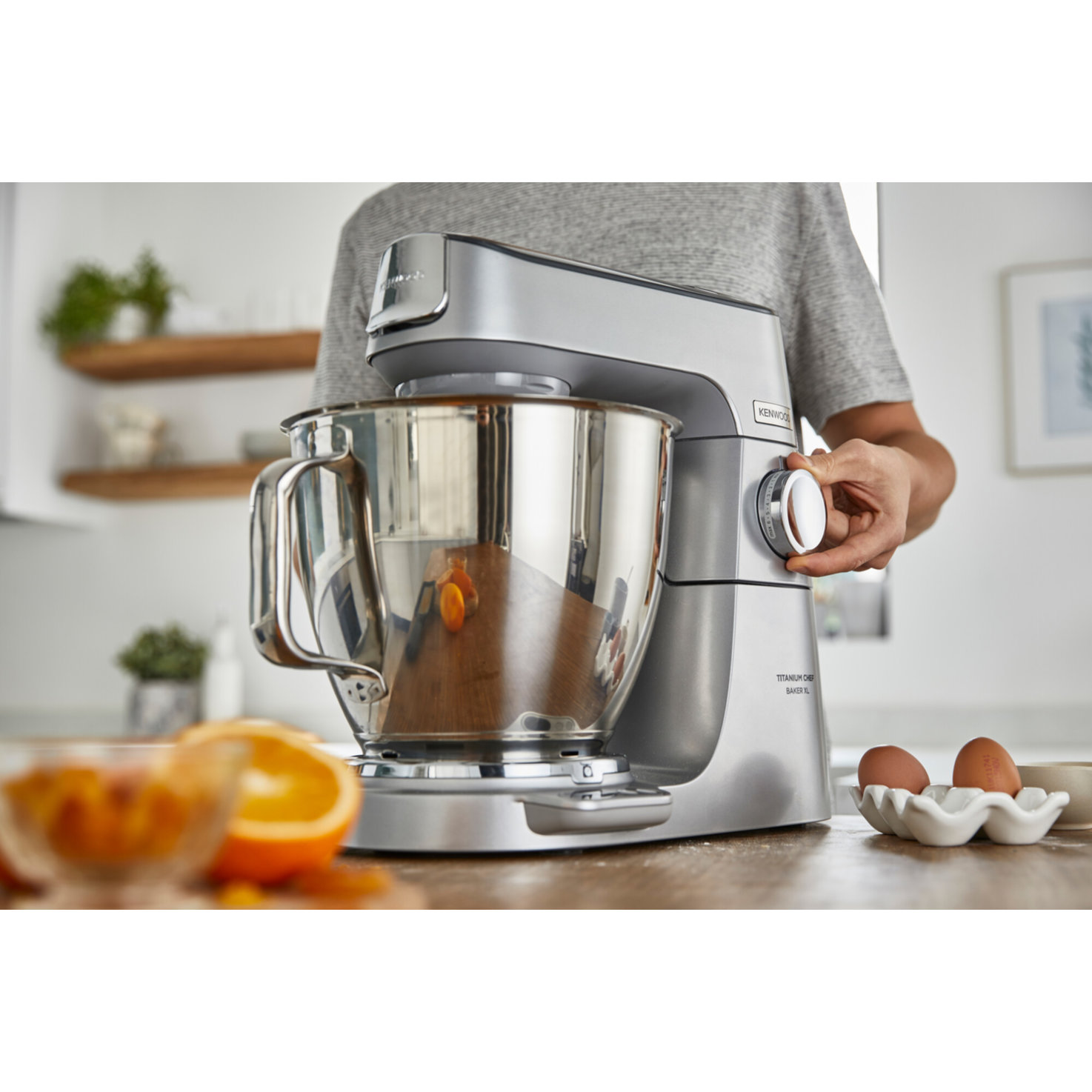 Kenwood Küchenmaschine Titanium Chef Baker Multipack KVC85.124SI