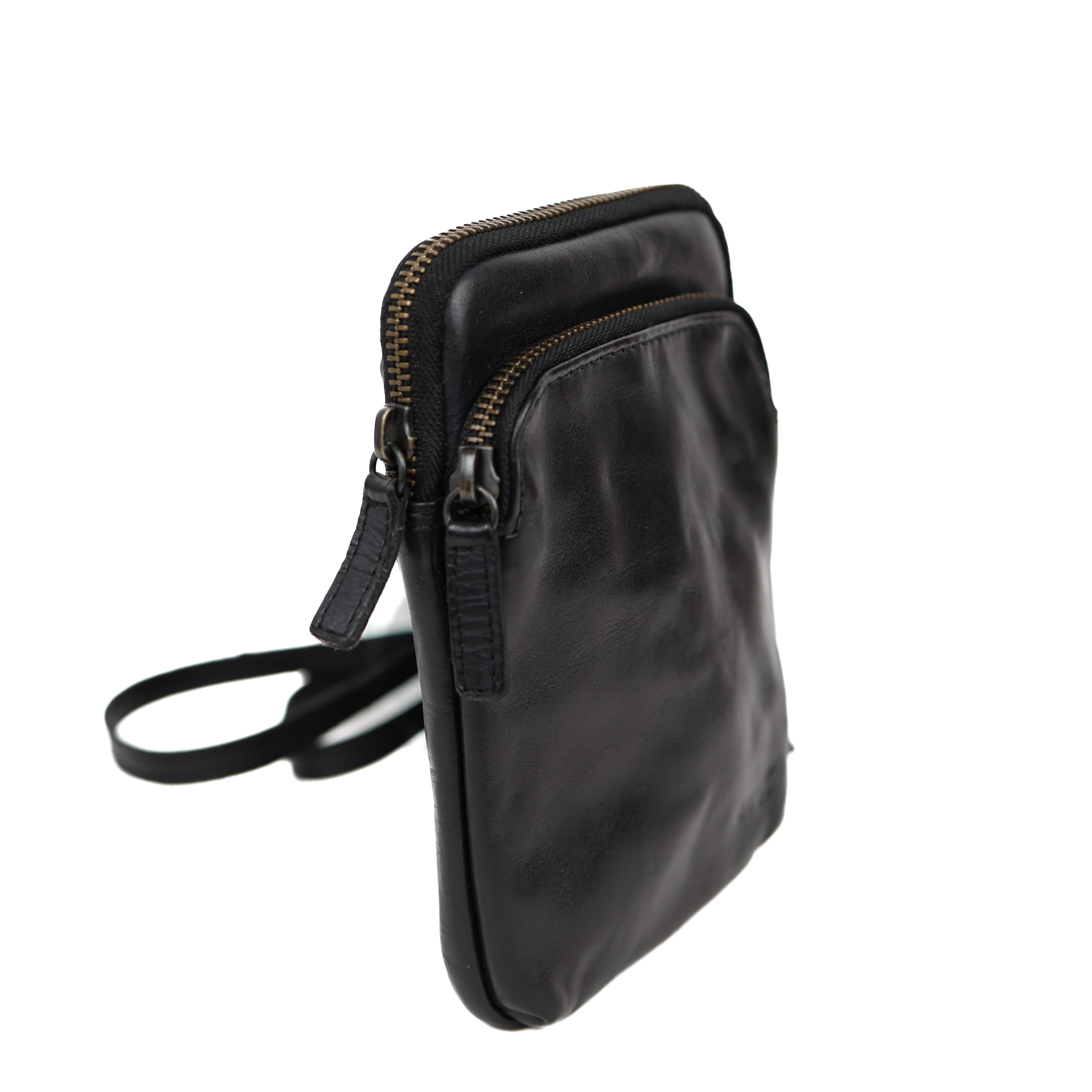 Telefoontasje 'Jack' zwart BLACK