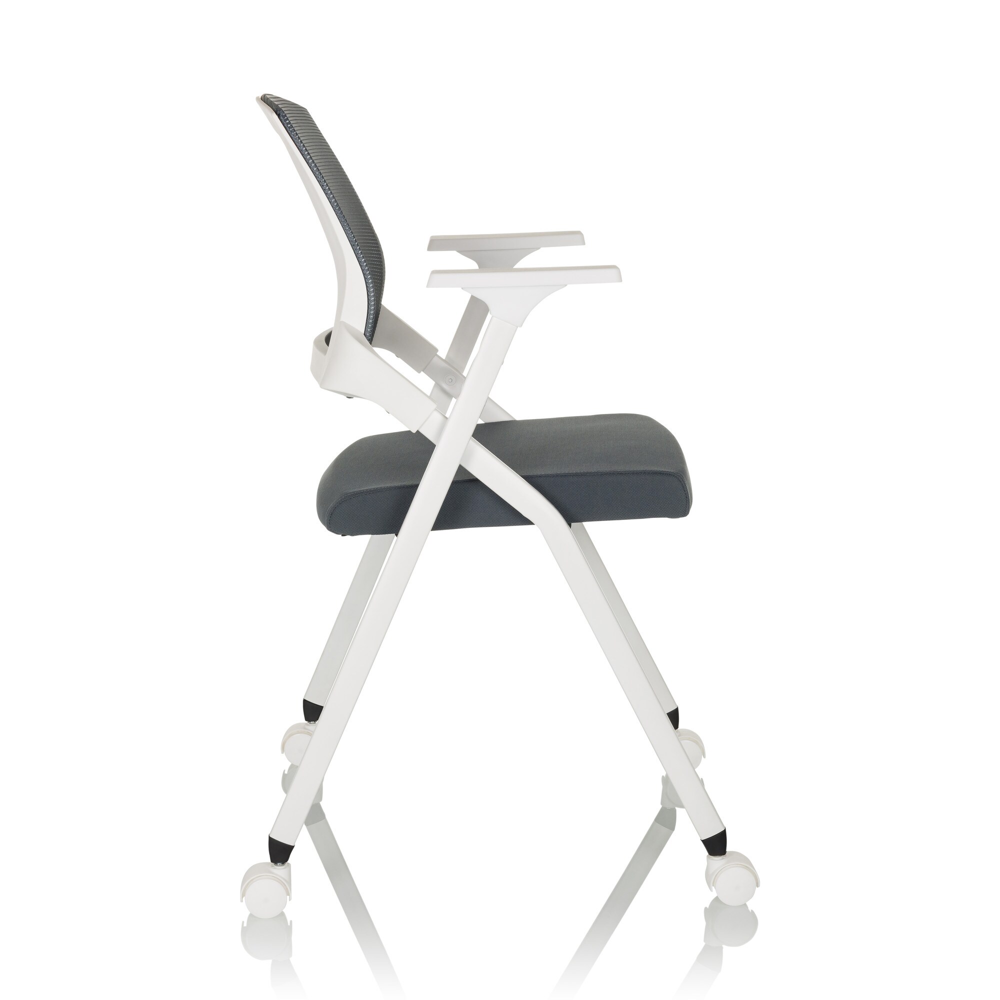 Klappstuhl PRIORITY II W Stoff/Netzstoff mit Armlehnen hjh OFFICE