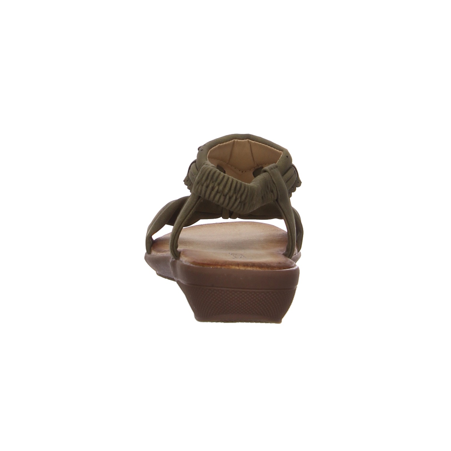 Scandi Sandaletten khaki grün