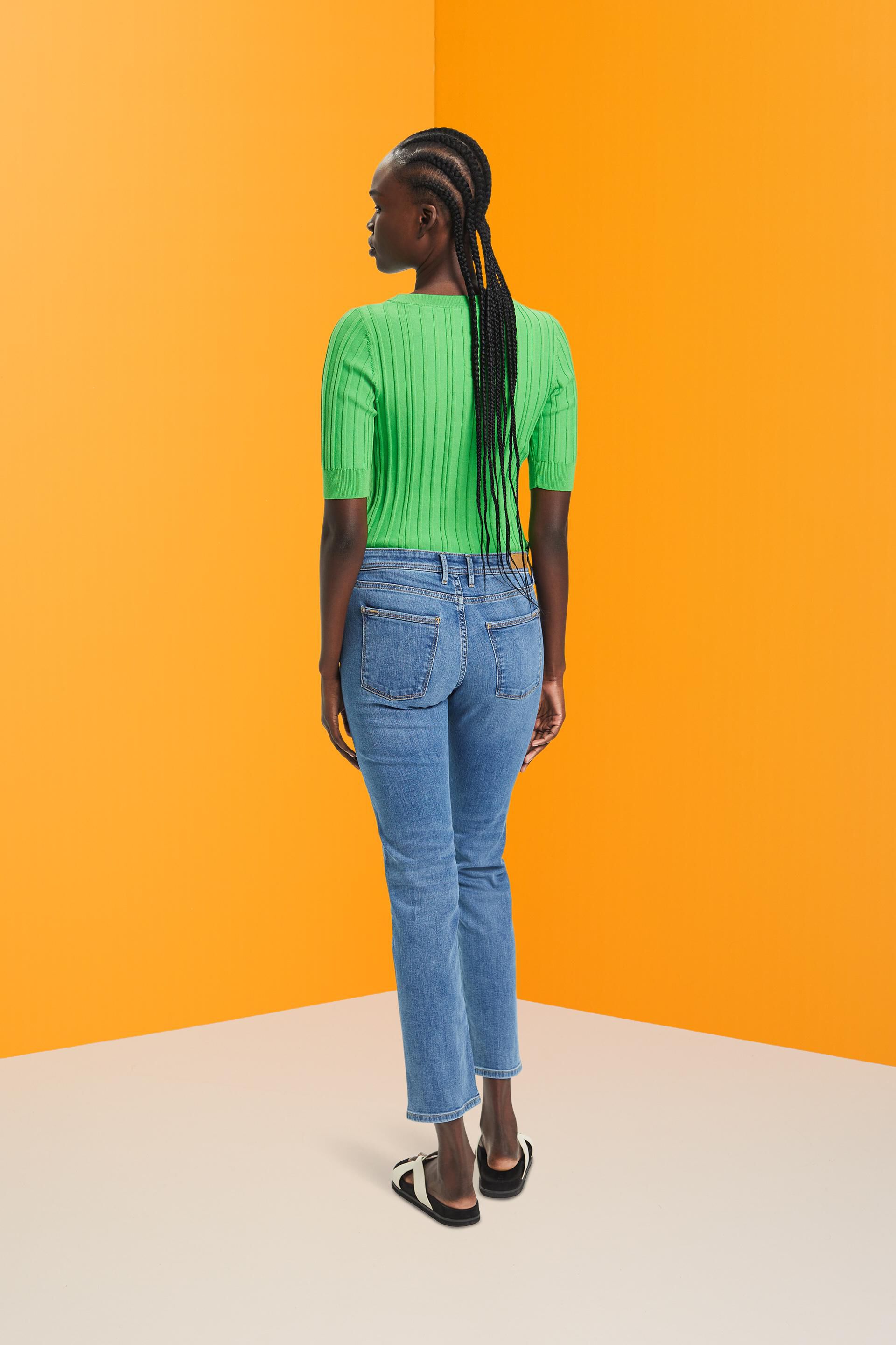 Jean à jambes larges