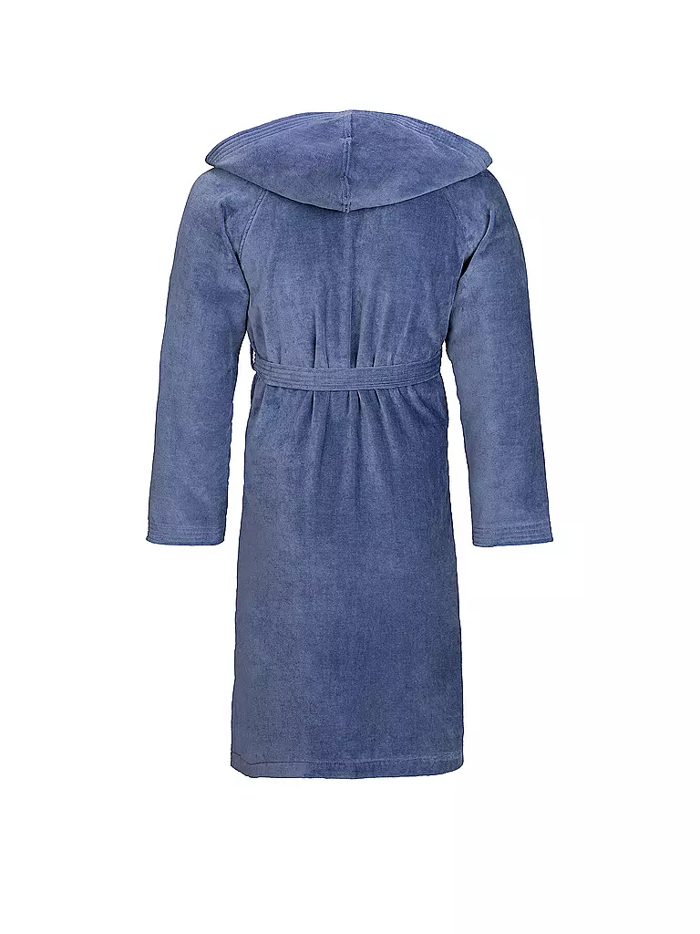 VOSSEN Unisex Bademantel TEXAS Atlantic blau