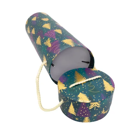 Idena Flaschenbox Weihnachten Tanne D10x33cm FSC-Mix