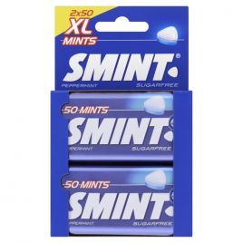 Smint Peppermint sugar free 2-pack (2 x 50 stuks)