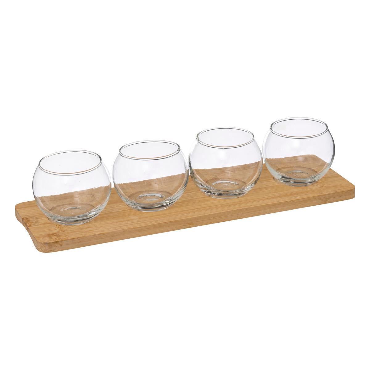 SET APERITIF BAMBOU 5 PIECES