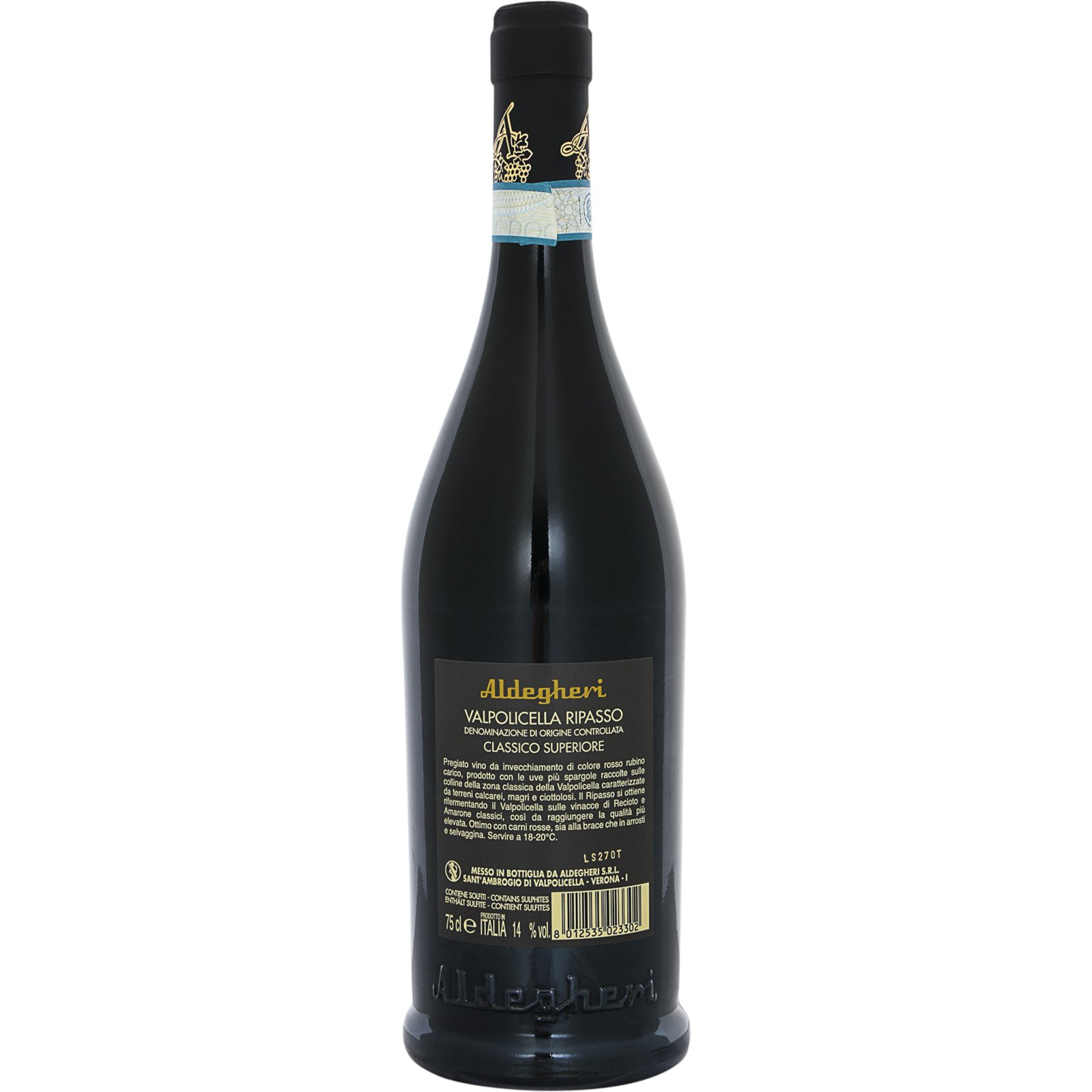 Aldegheri Valpolicella Ripasso Classico Superiore DOC 75 cl