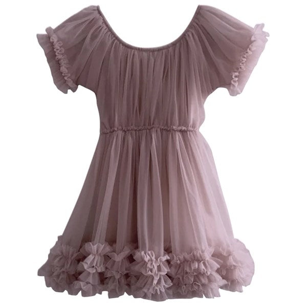 Dolly by Le Petit Frilly Kjole Mauve - Dolly by Le Petit Tom