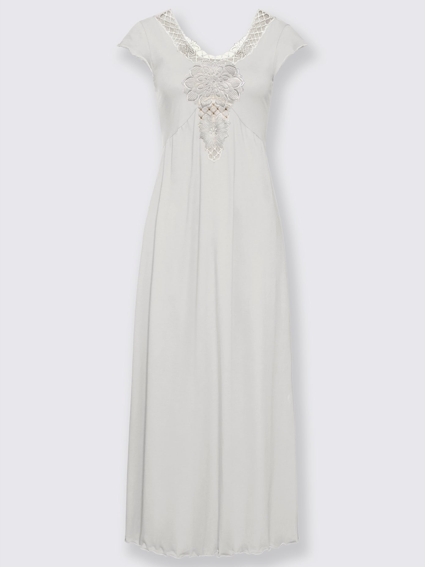 Chemise de nuit femme ornée qualité jersey fin