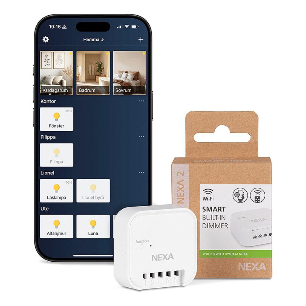 DIMMERMOTTAKER NEXA WIFI 433