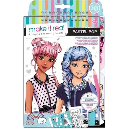 make it real Mode Skizzenbuch Pastel Pop