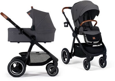 Kinderkraft EVERYDAY 2-i-1 Duovogn, Dark Grey/Black