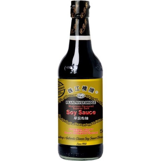 Pearl River Brand Paddenstoel Sojasaus 500ml