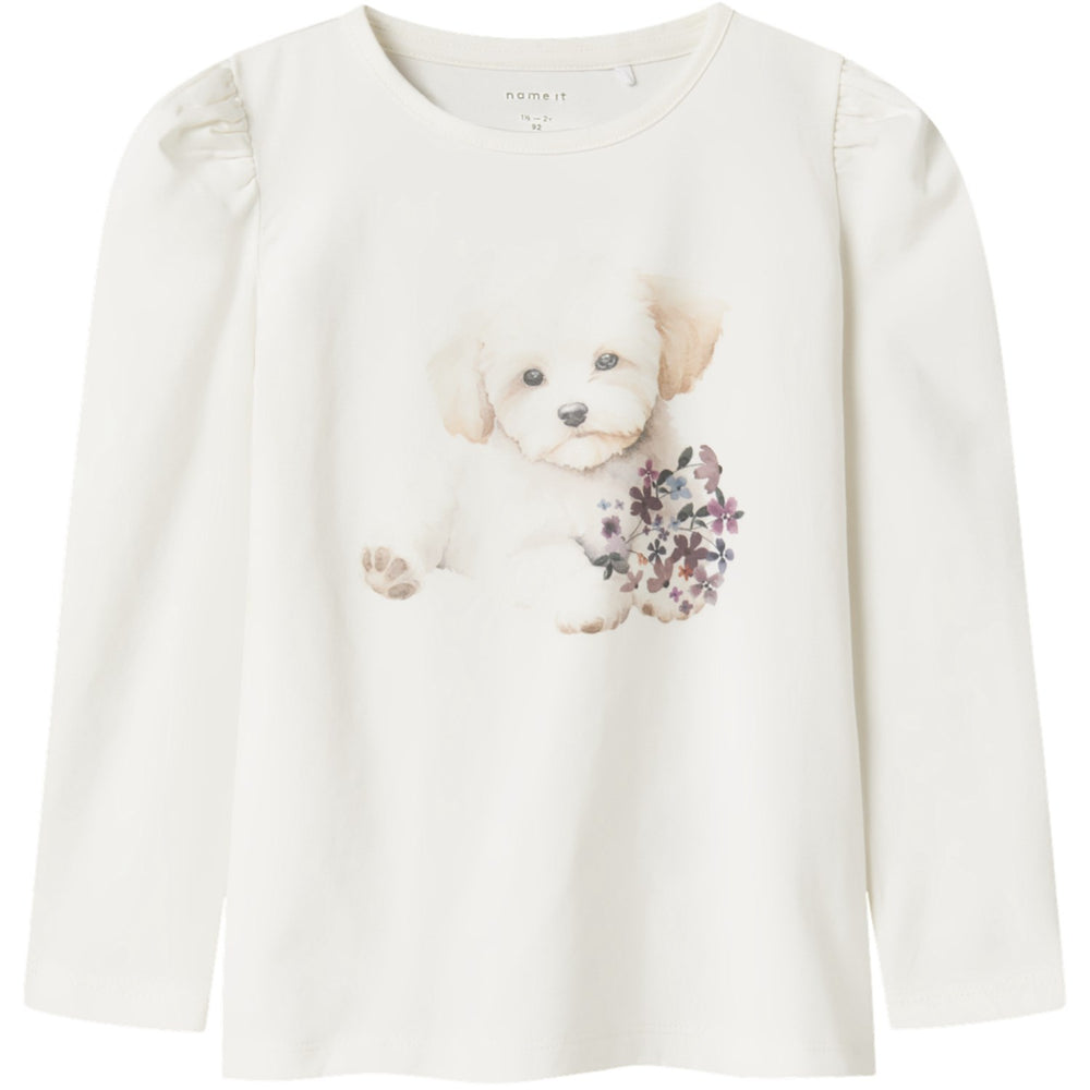 Køb Name It Cloud Dancer Nmfninea Ls Top