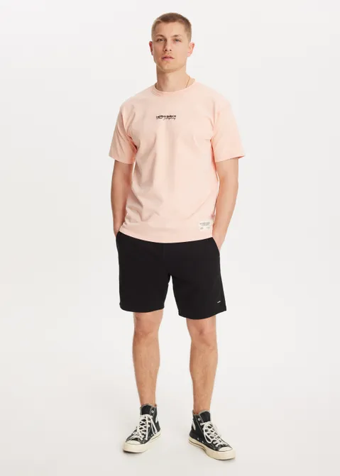 T-shirt met print studio rood (PEACH)