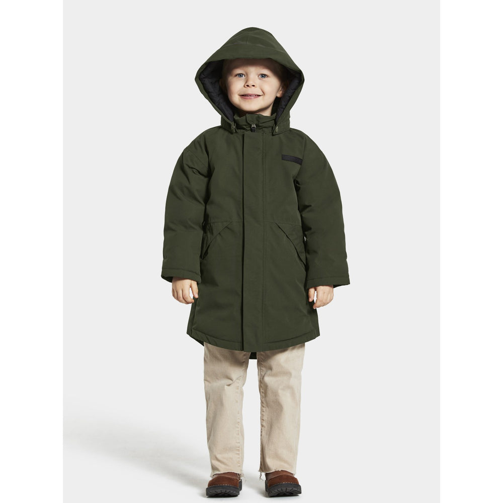 Køb Didriksons Deep Green Timon Kids Parka