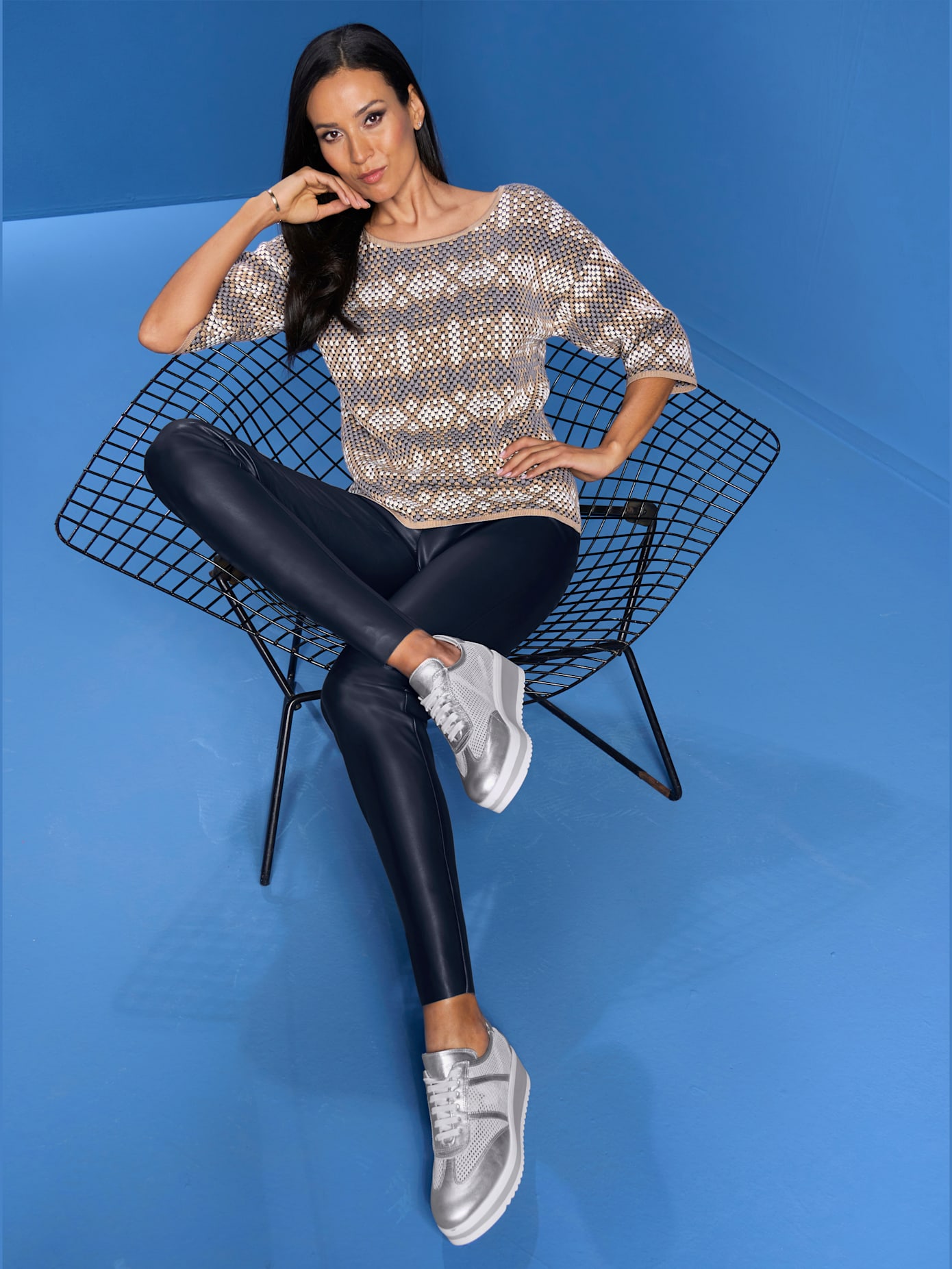 Pull jolie structure tricot