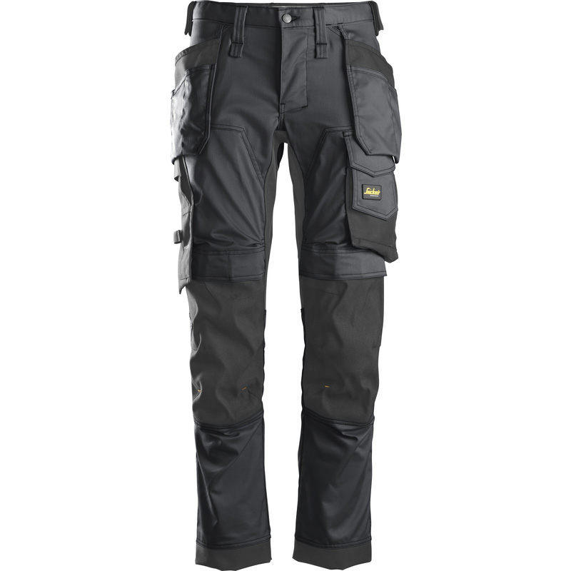 Snickers AllroundWork stretch werkbroek met holsterzakken Slim fit 6241 60 grijs*