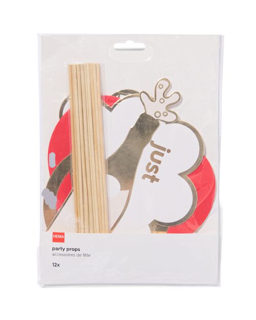 accessoires de fête mariage 12 pièces