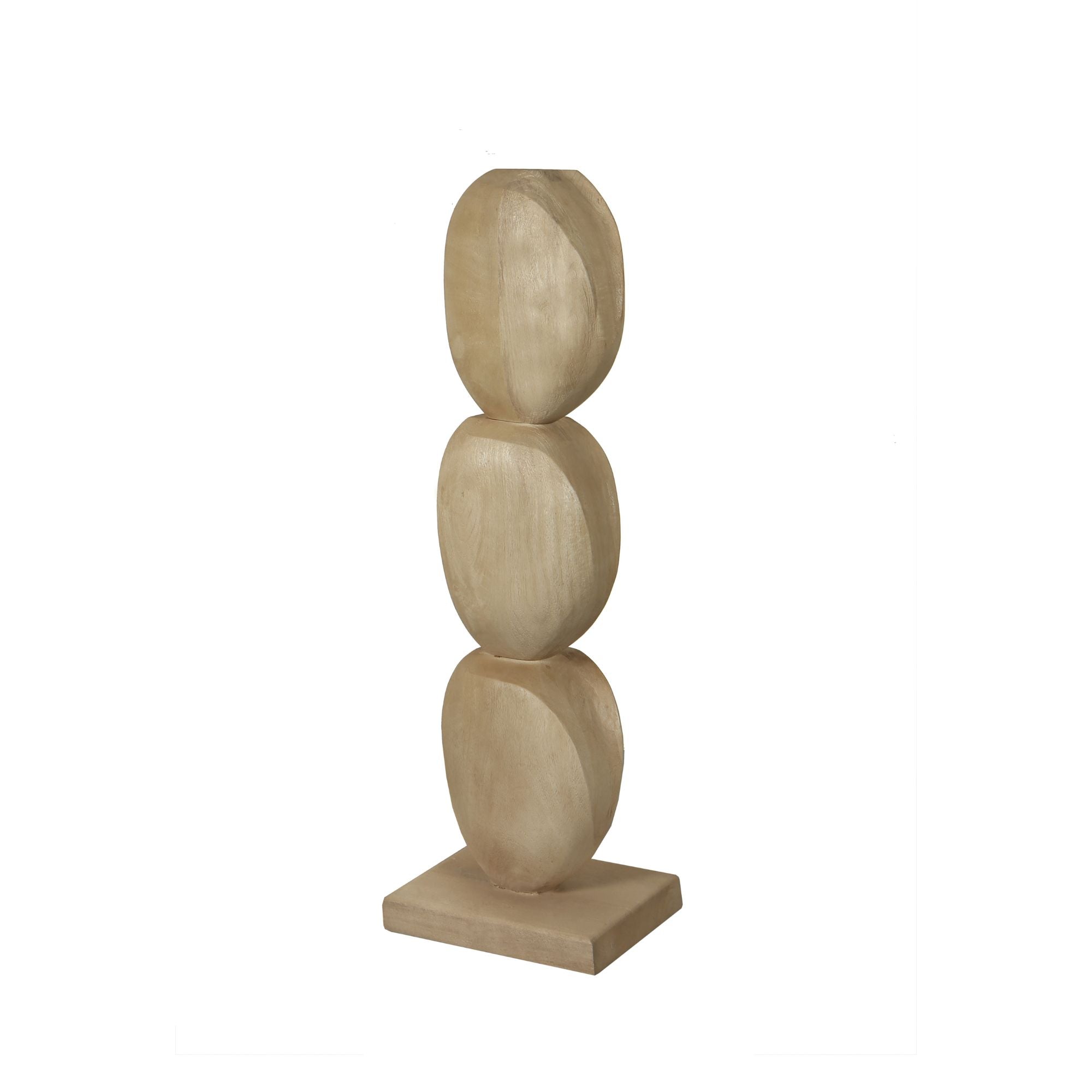 PTMD - Beeld Kodey - Beige - 25.5x20x80cm