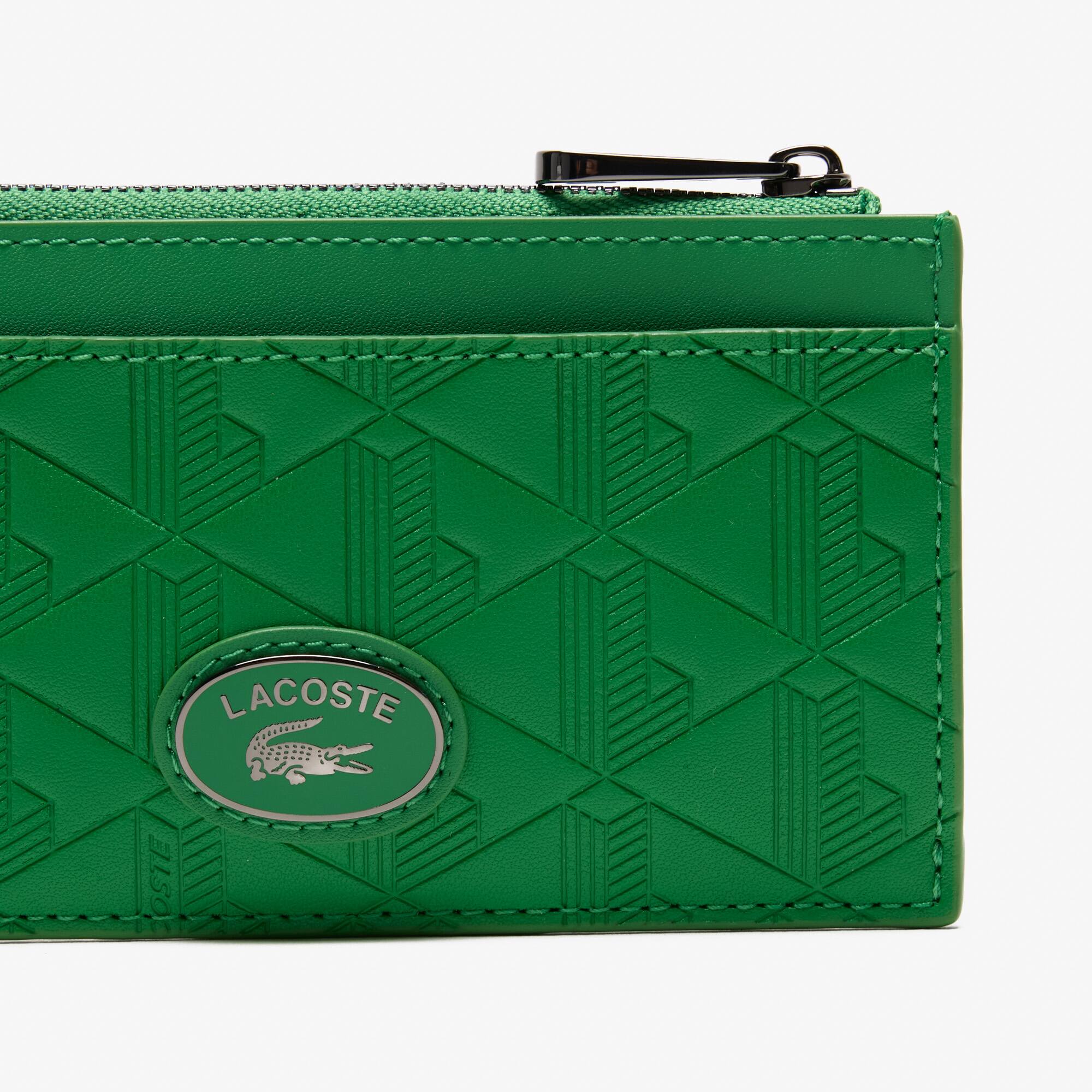 Nomogramm Kartenetui mit RFID Schutz Brieftaschen - Grün - Lacoste - Herren