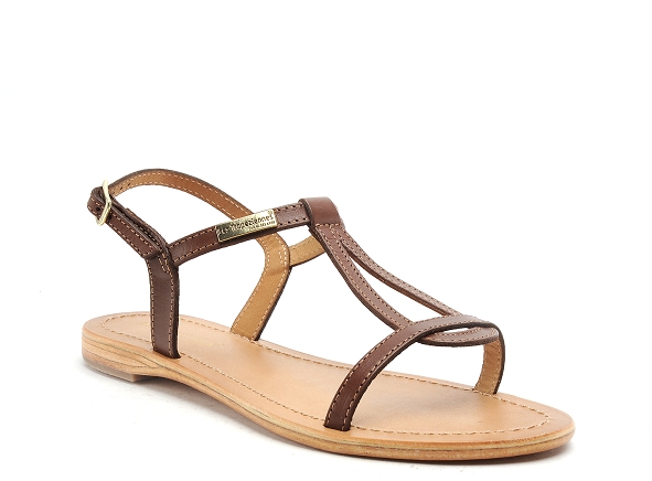 Les tropeziennes nu pieds plats femme hamess f marron