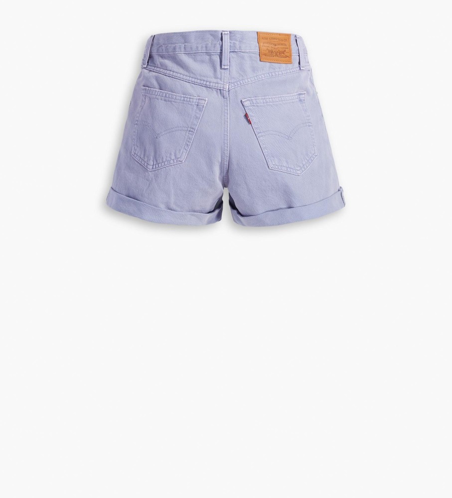 Levi's Short Mom 80' Lilás Enrolado
