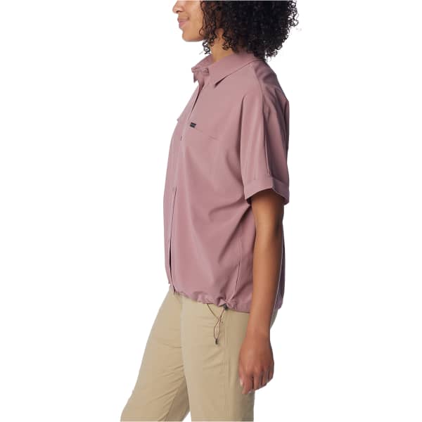 Chemise randonnée COLUMBIA W BOUNDLESS TREK SHORT SLEEVE BUTTON UP FIG