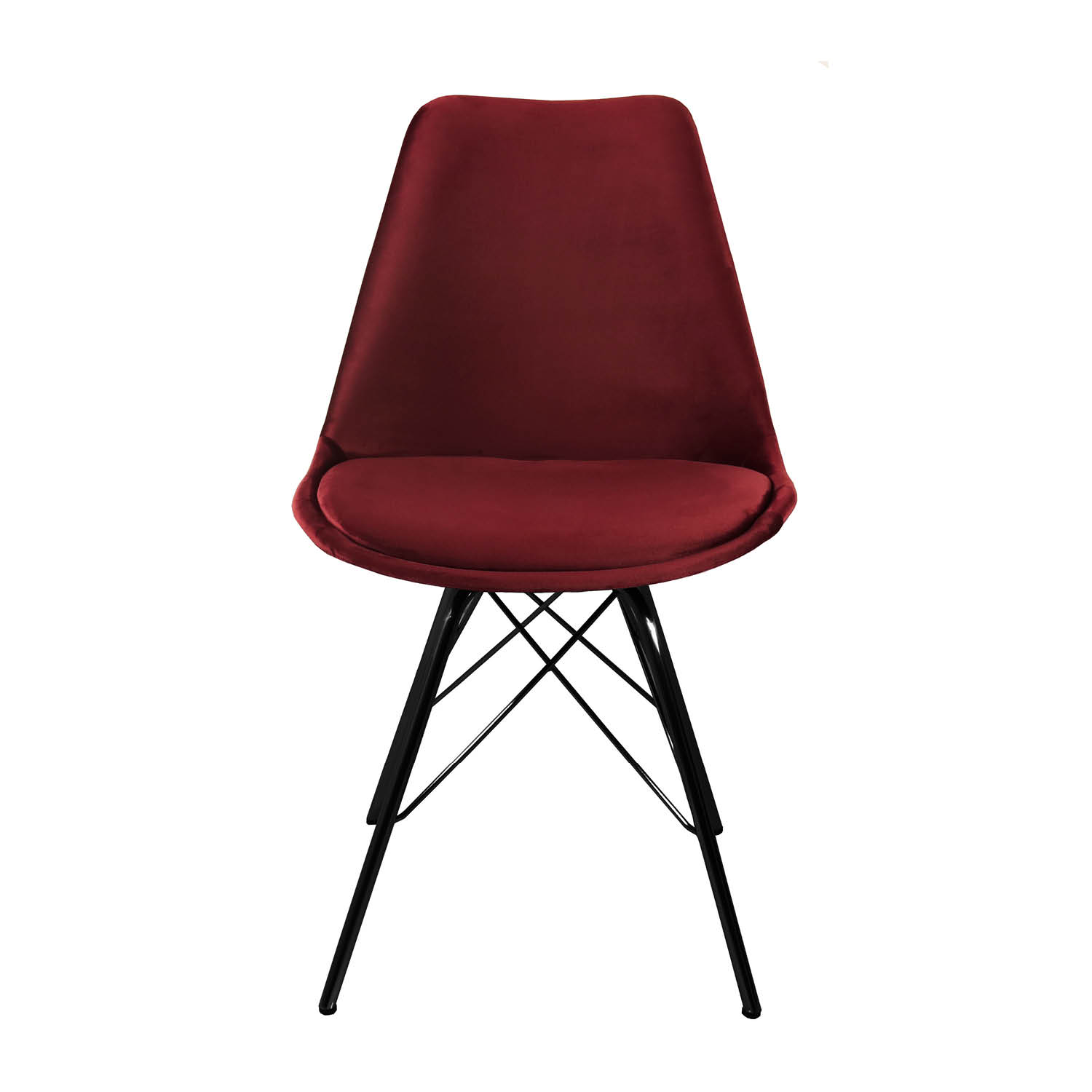 Kick kuipstoel - Velvet rood BL