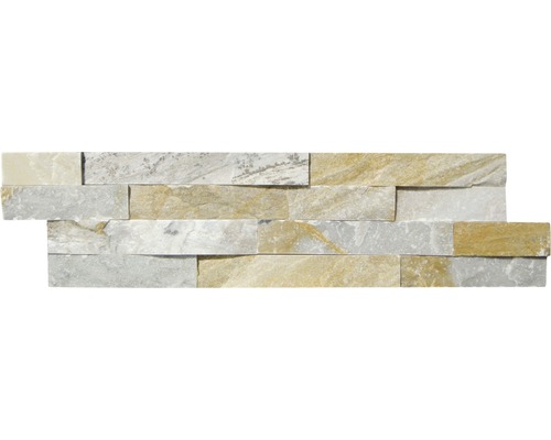 Natuursteen gevelbekleding, beige/multicolor, Z60/15