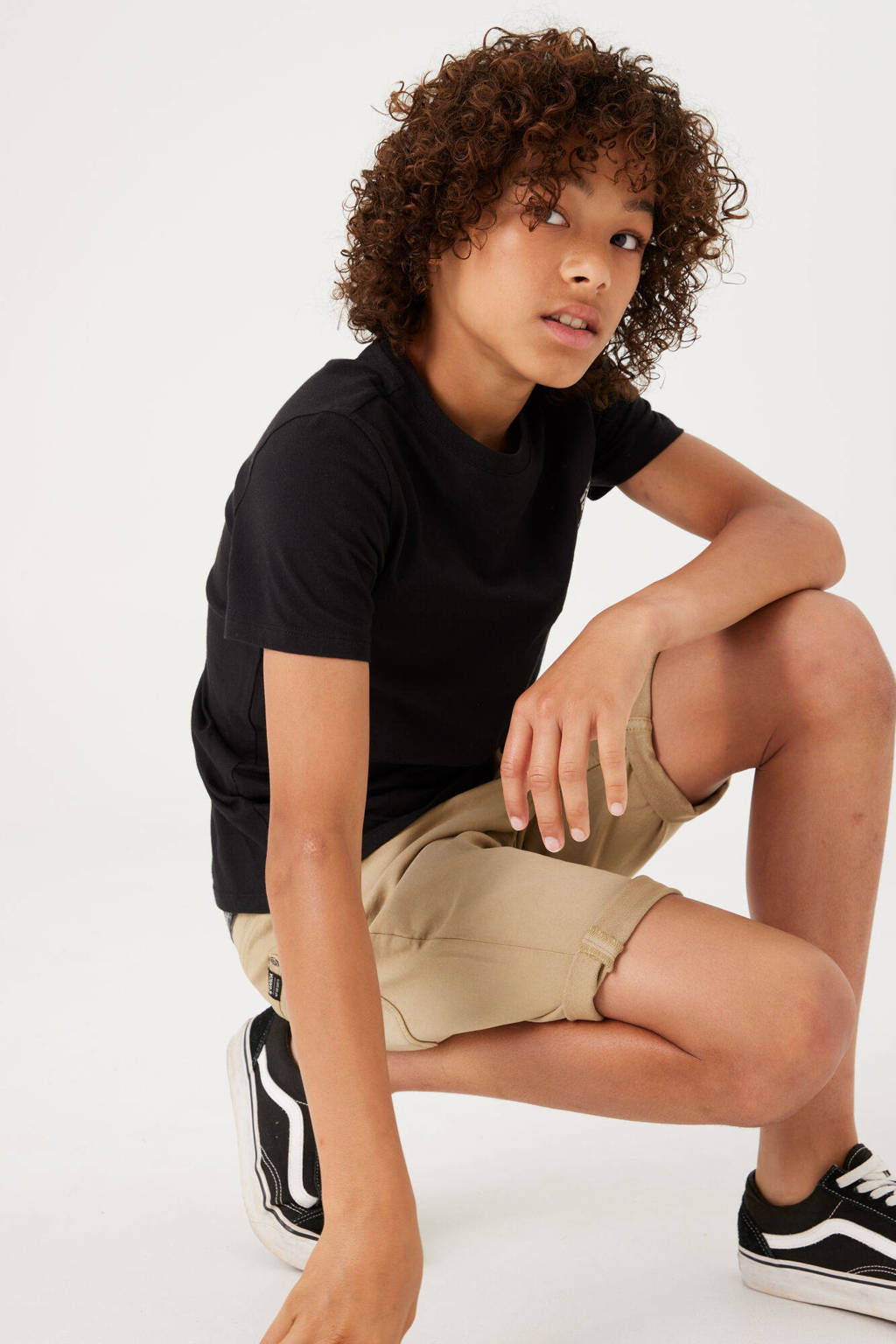 Garcia regular fit casual short Lazlo short kaki