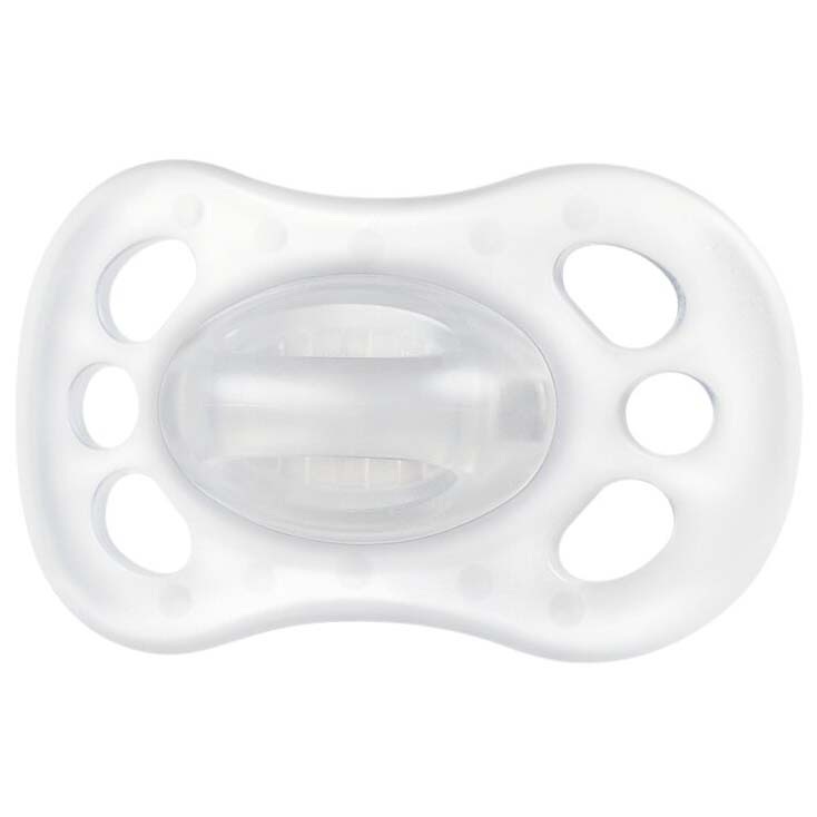 Medela baby new born fopspeen silicone 0-2m transparant
