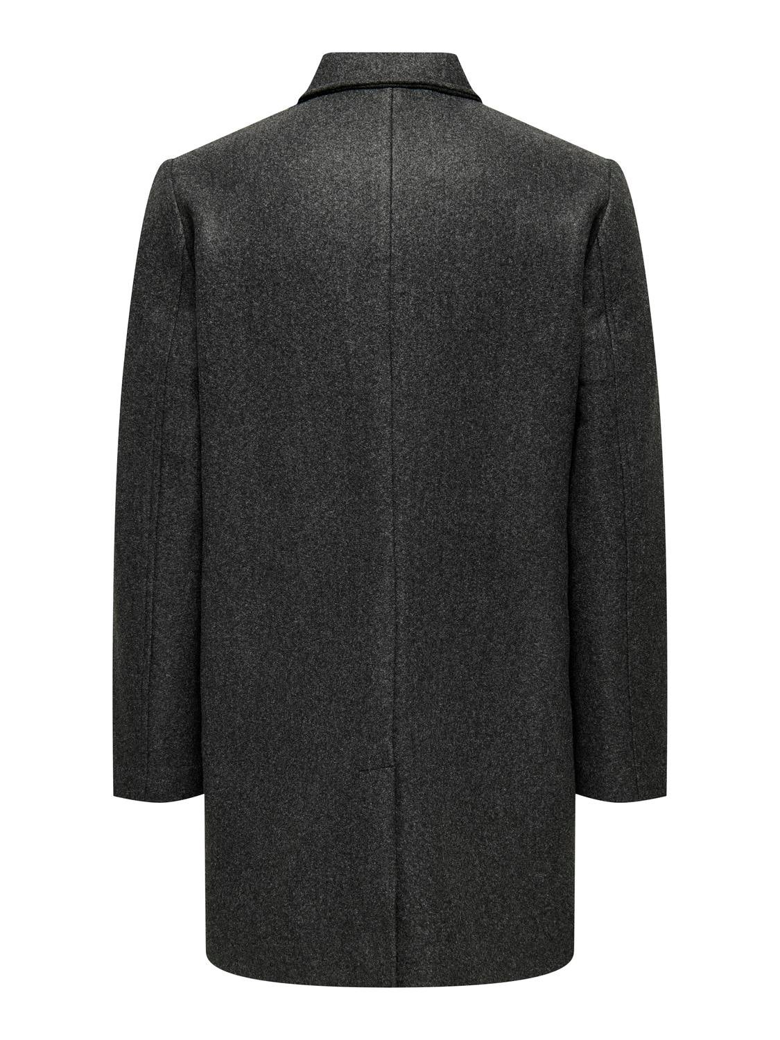 ONSADAM Mantel Dark Grey Melange