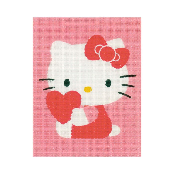 Vervaco-Borduurpakket Hello Kitty met hart
