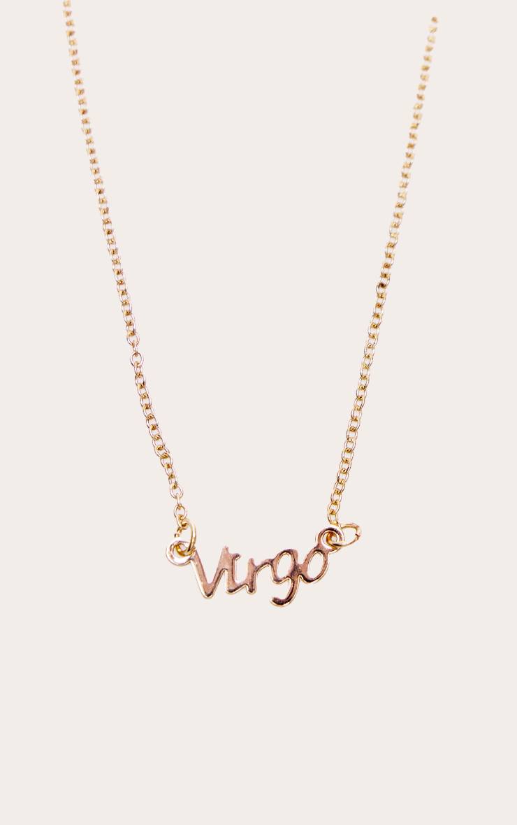 Doré Collier Zodiaque Vierge