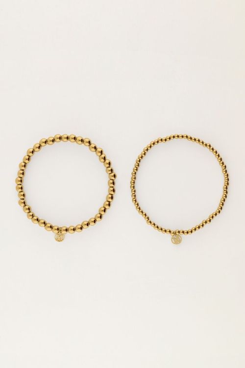 Bold armbanden set met bubbel