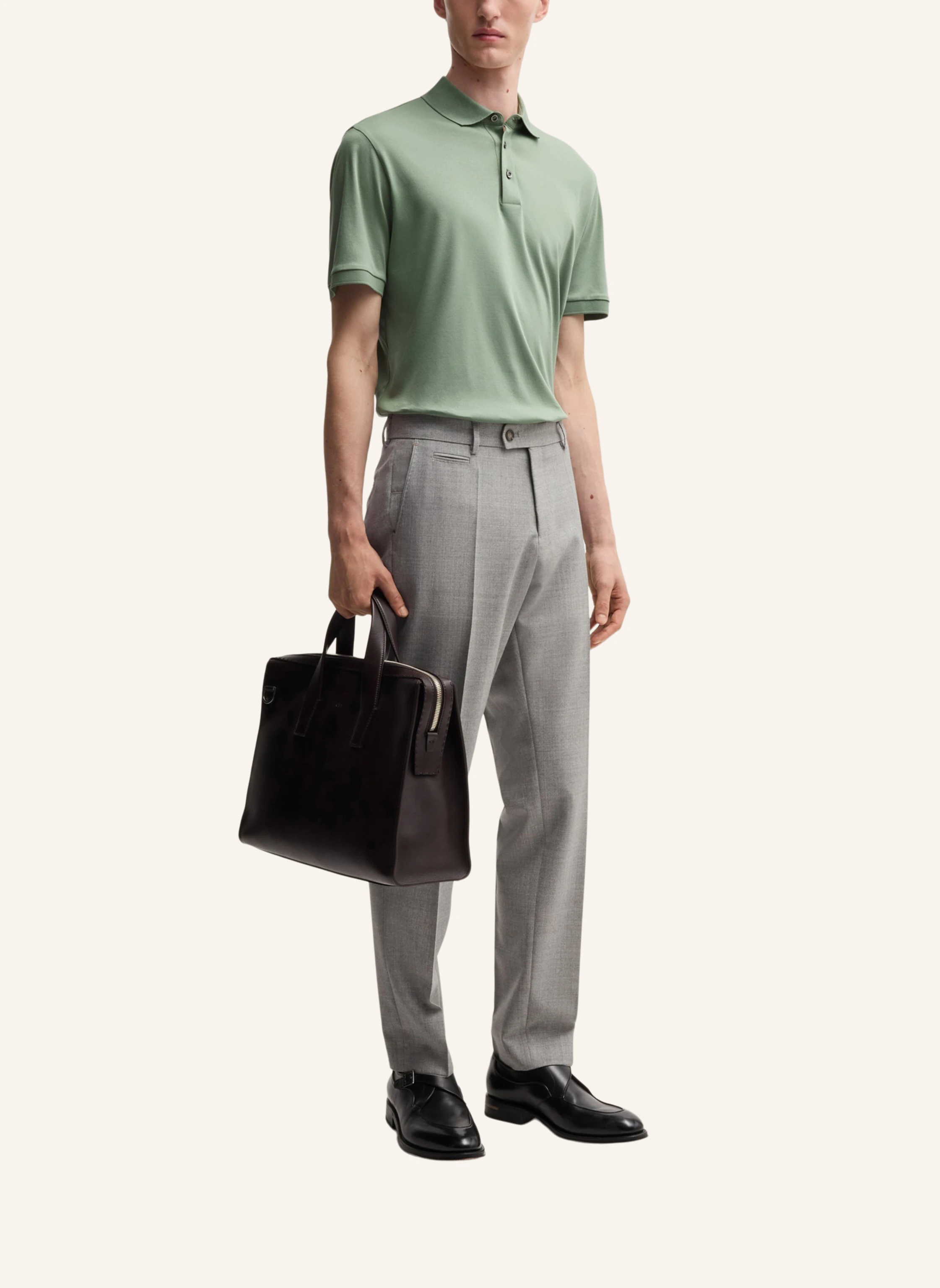 BOSS Poloshirt L-PERRY 14 Regular Fit