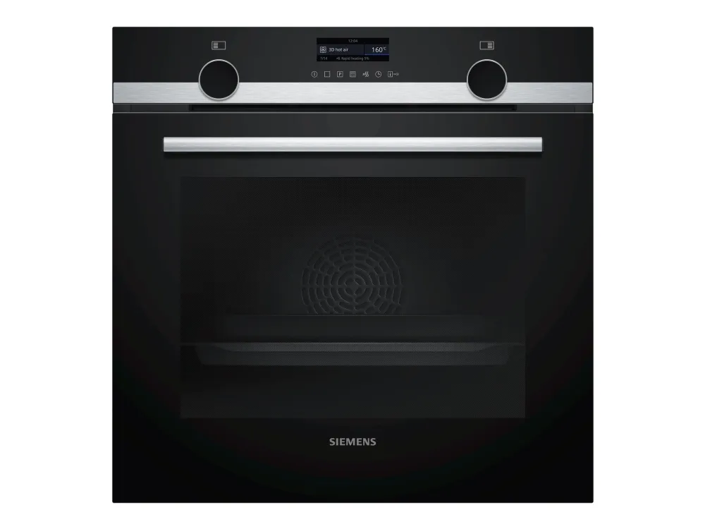 Siemens iQ500 HB579GBS0 - Ovn - til indbygning - niche - bredde: 56 cm - dybde: 55 cm - højde: 58.5 cm - med selv-rengøring - Klasse A - rustfrit stål