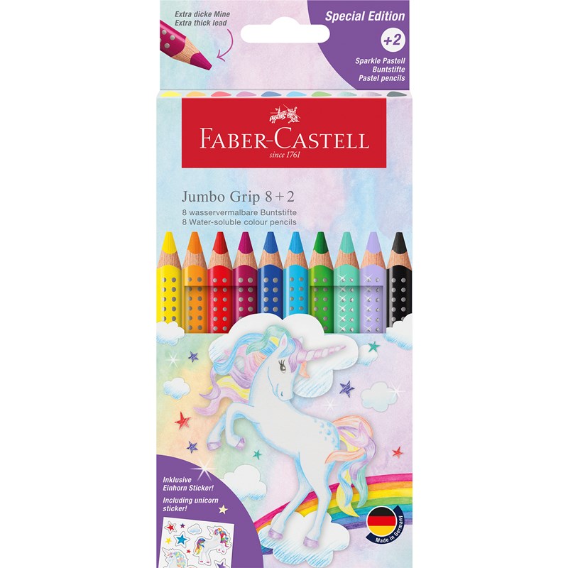 Faber-Castell<br>Jumbo Farveblyanter Unicorn