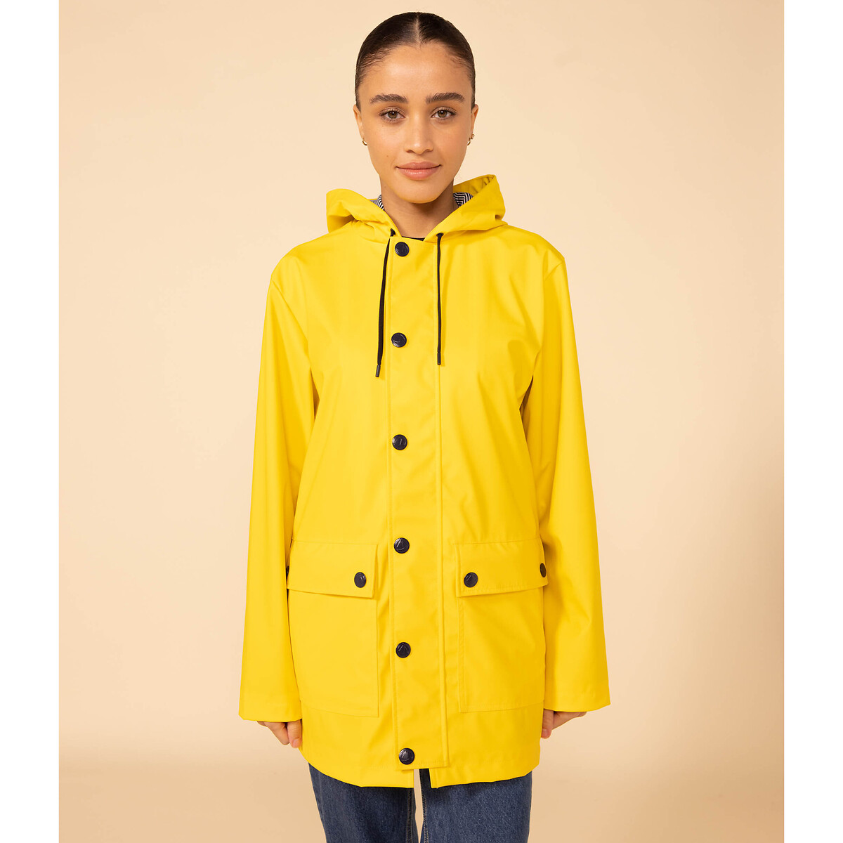 PEQUENO BARCO<br>Regenjas met kap, Iconique