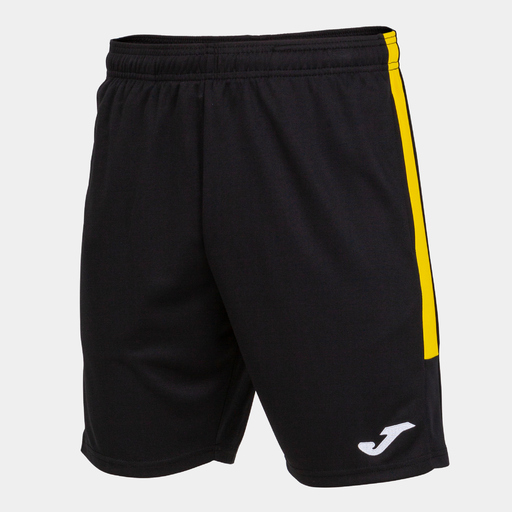 Joma Eco Championship Bermuda Preto Amarelo