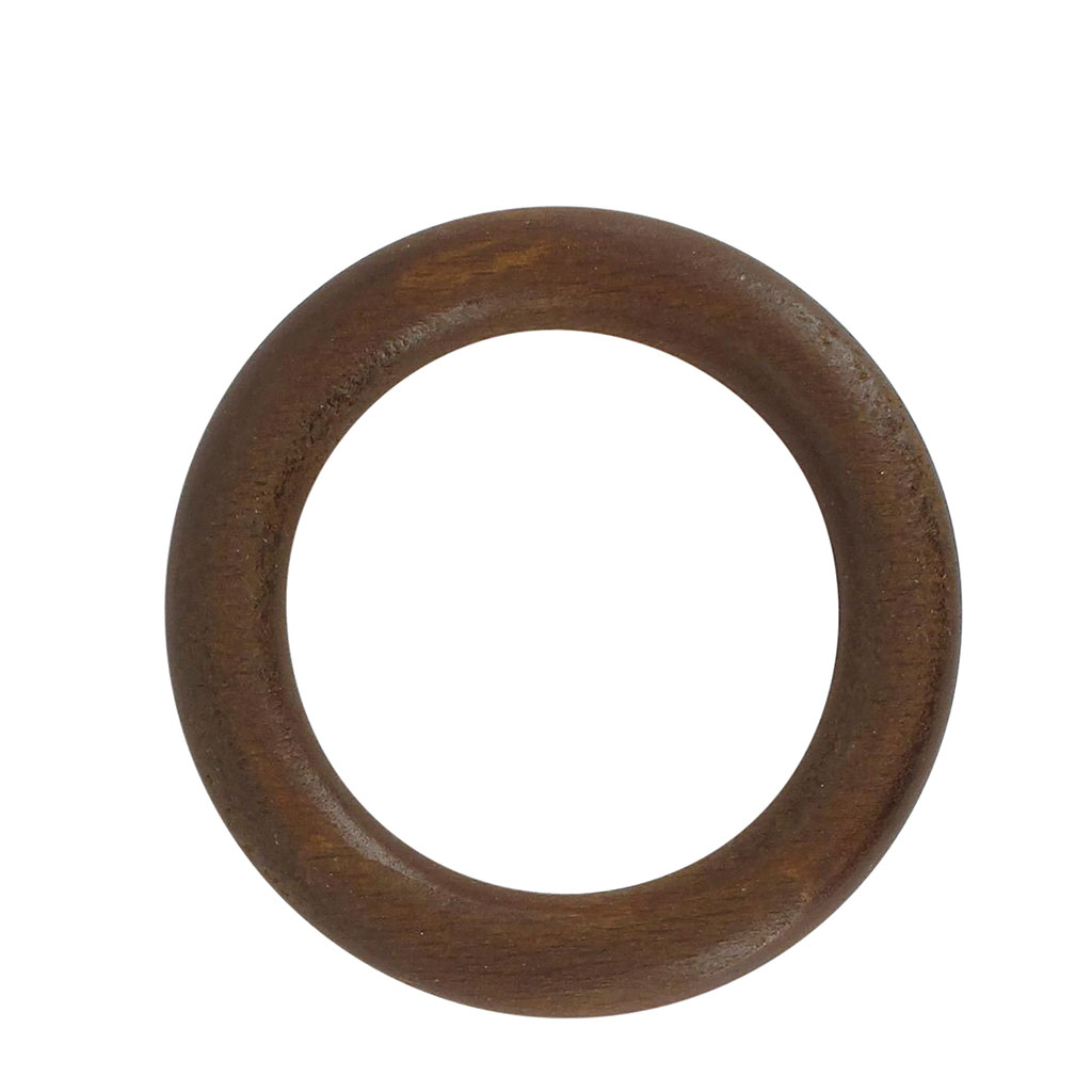 Lot de 10 anneaux bois chêne D 28mm
