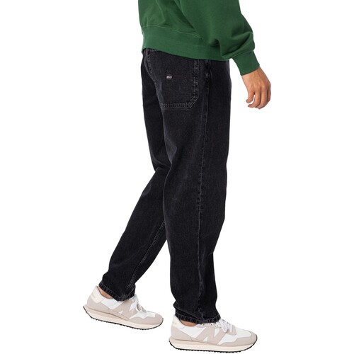 Tommy Jeans - Vaqueros Holgados Skater Negro