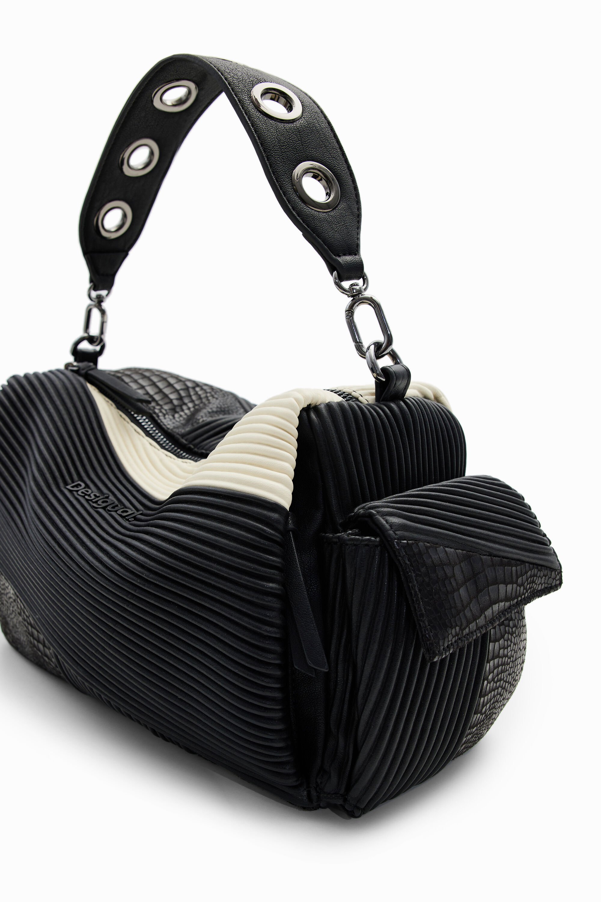 Sac moyen patchwork texturé