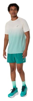 Short Asics Road 5in Vert Homme