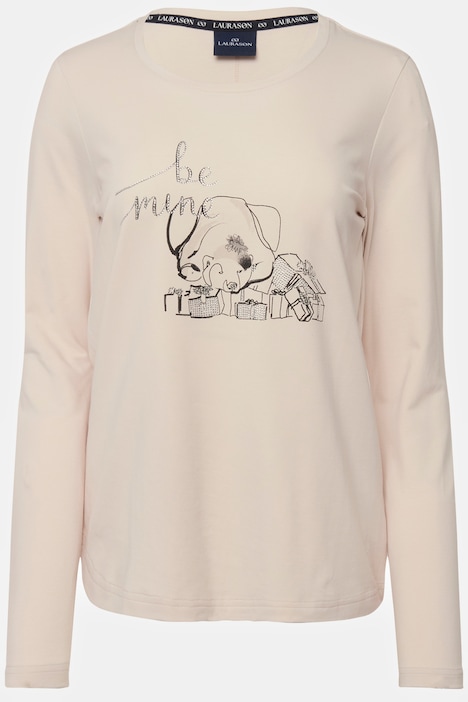 T-Shirt, Eisbären Geschenke, Rundhals, Langarm