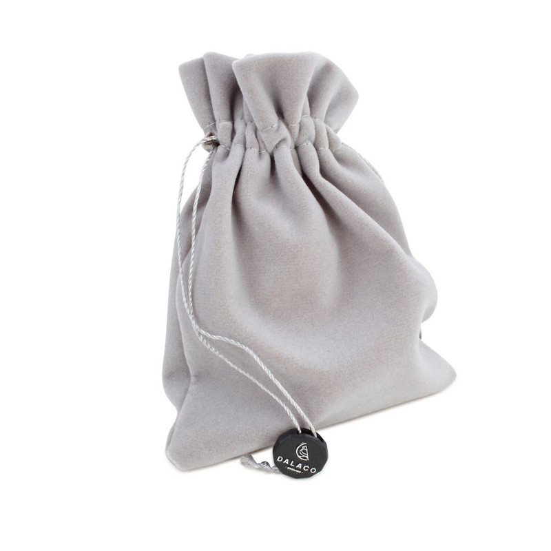 Bracelet en cuir, tressé double, brun, Como